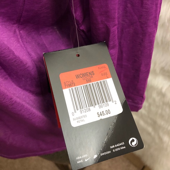 3/4 Sleeve Nike Running - Picture 4 of 8